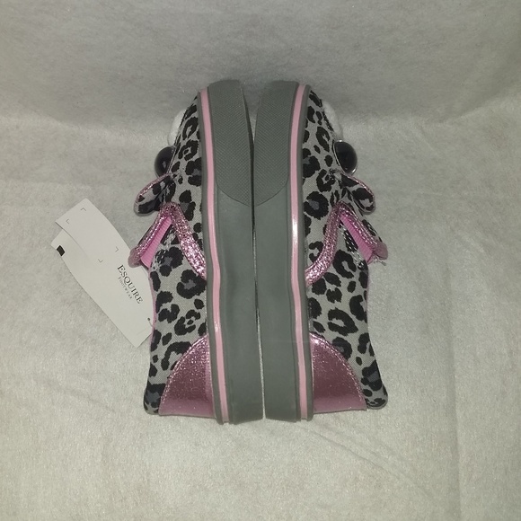 Toddler Girls Jumparoos Leopard Slip on Sneakers - Picture 7 of 8